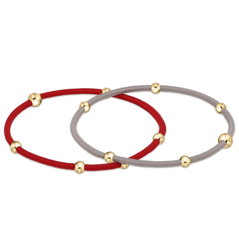 Gameday "e"ssentials Set - Grey-Bright Red sold by enewton