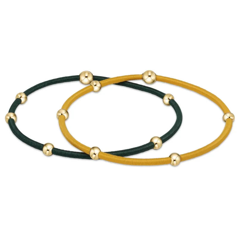 Gameday "e"ssentials Set - Dark Green-Golden Yellow sold by enewton