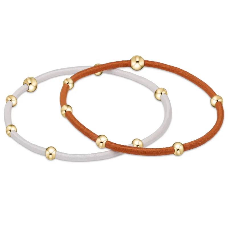 Gameday "e"ssentials Set - Burnt Orange-White sold by enewton