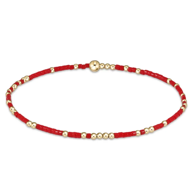 Hope Unwritten Bracelet - Bright Red sold by enewton