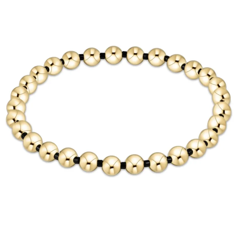 Gameday Hope Grateful 5mm Bead Bracelet - Onyx sold by enewton