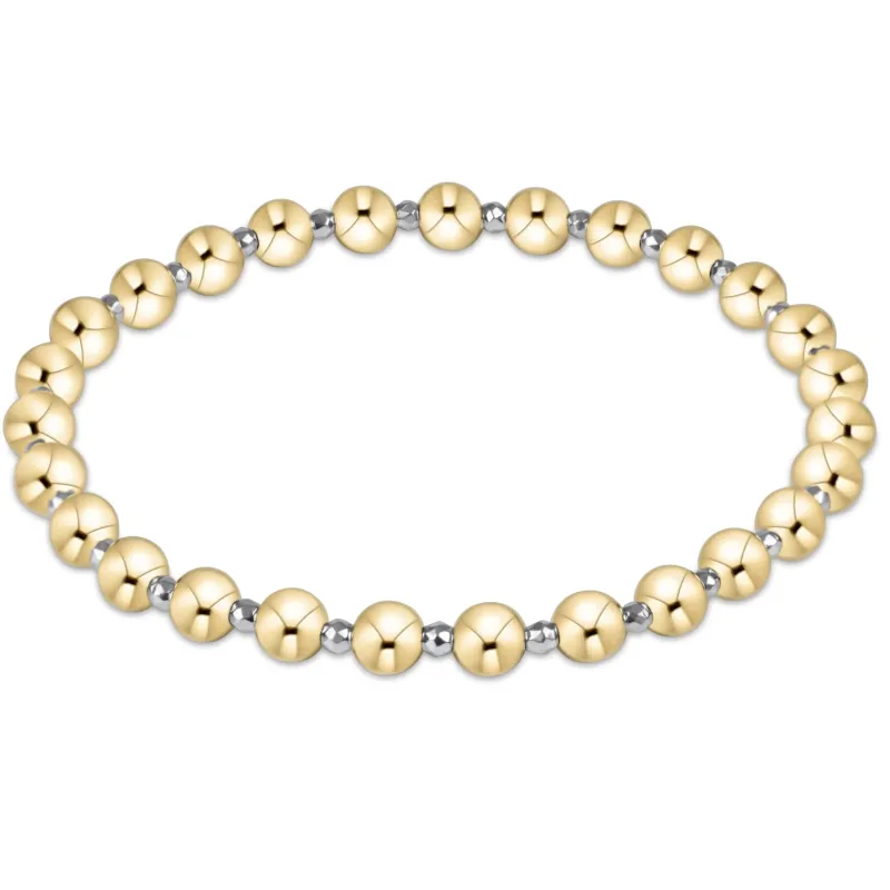 bright silver faceted hematite grateful pattern 5mm bead bracelet sold by enewton