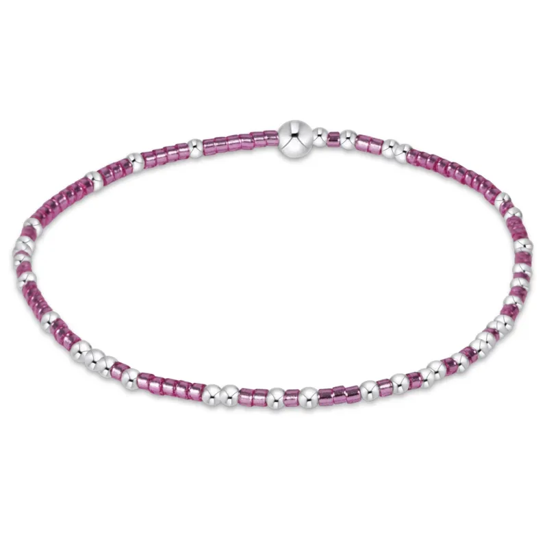 Hope Unwritten Sterling Bracelet - Pink Metallic sold by enewton