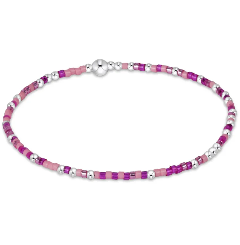 Hope Unwritten Sterling Bracelet - Back To The Fuchsia sold by enewton
