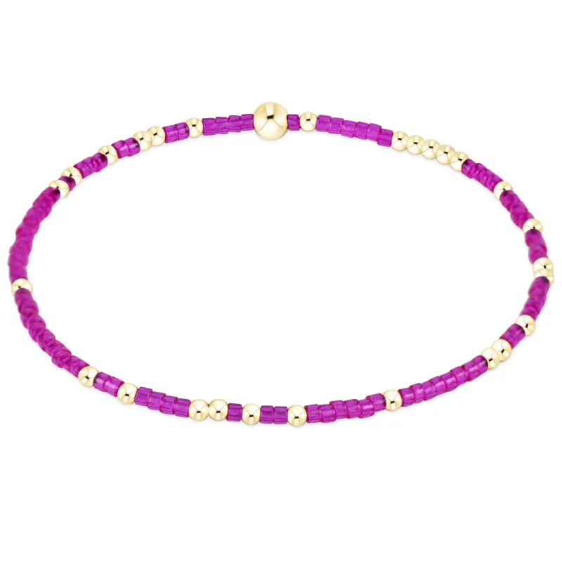 egirl Hope Unwritten Bracelet - Fuchsia sold by enewton