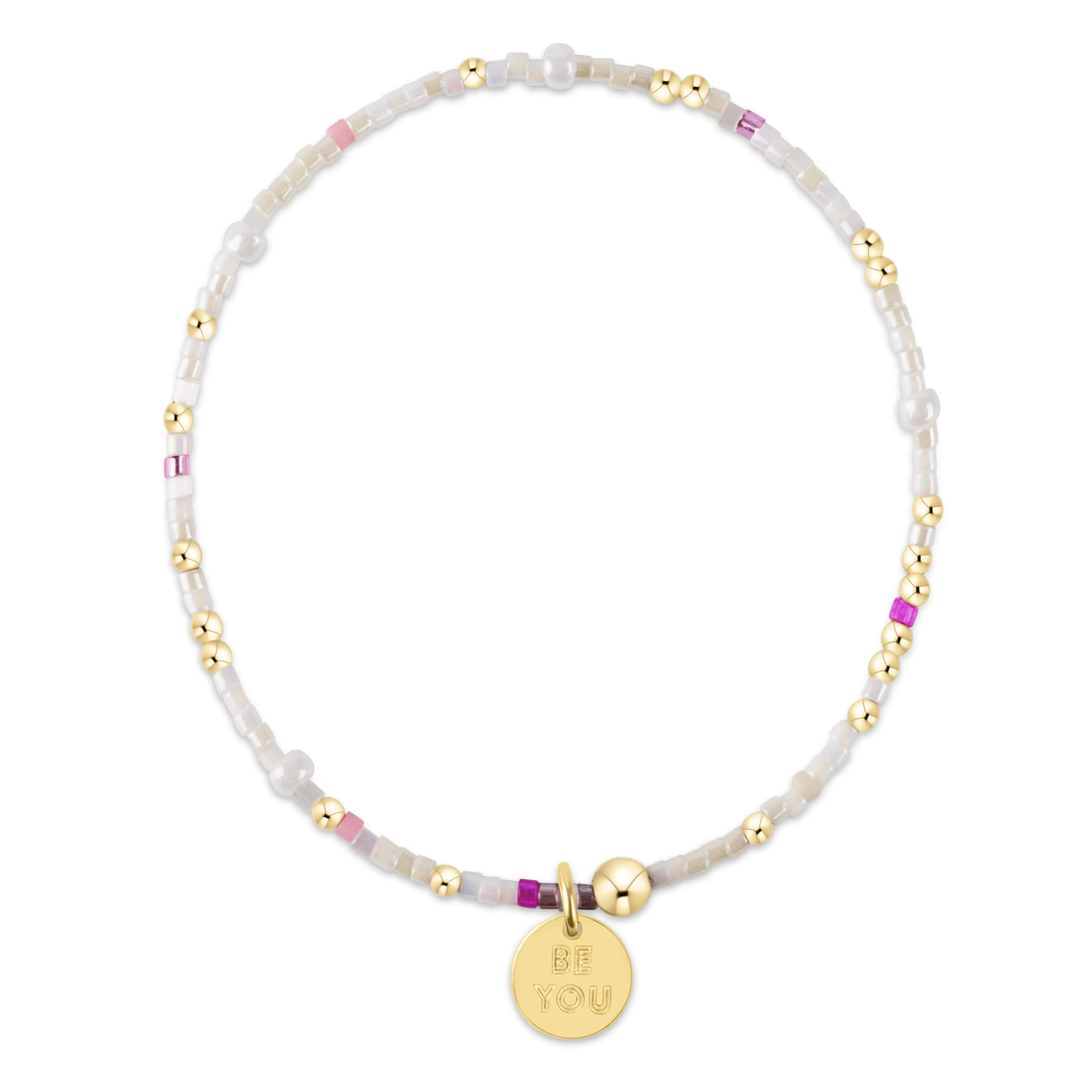 egirl Hope Unwritten Bracelet - With Sprinkles On Top - be you. Small Gold Disc sold by enewton