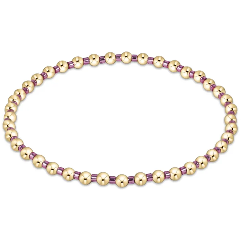 Hope Grateful Bracelet - Pink Metallic sold by enewton