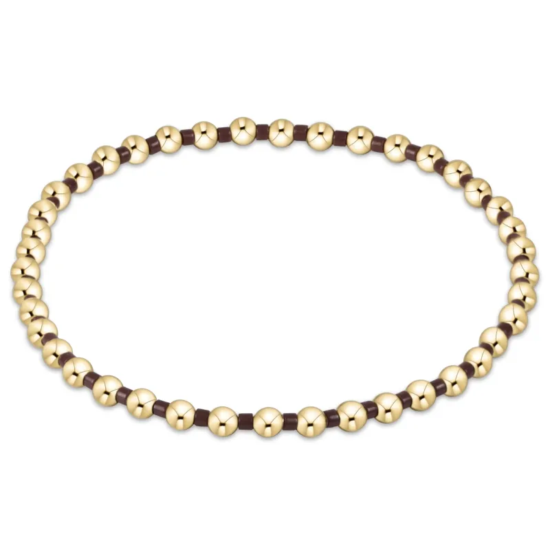 Hope Grateful Bracelet - Chocolate sold by enewton