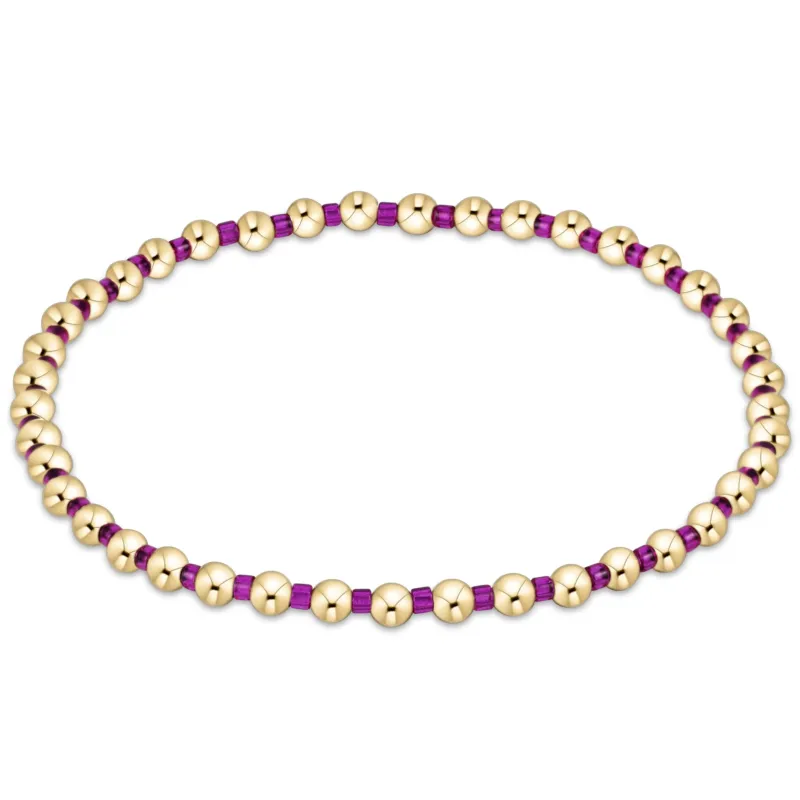 Hope Grateful Bracelet - Fuchsia sold by enewton