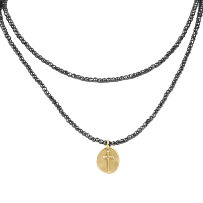 layers with meaning - hematite small inspire sold by enewton