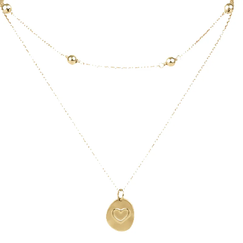 e's go-to gift layers - gold small inspire love sold by enewton