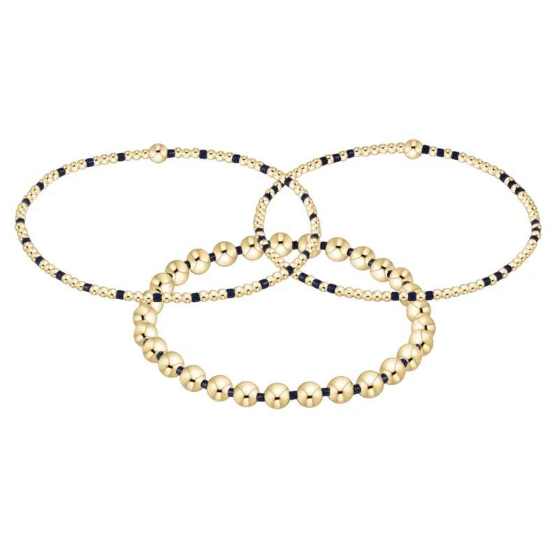 fan favorite gift stack - matte navy sold by enewton