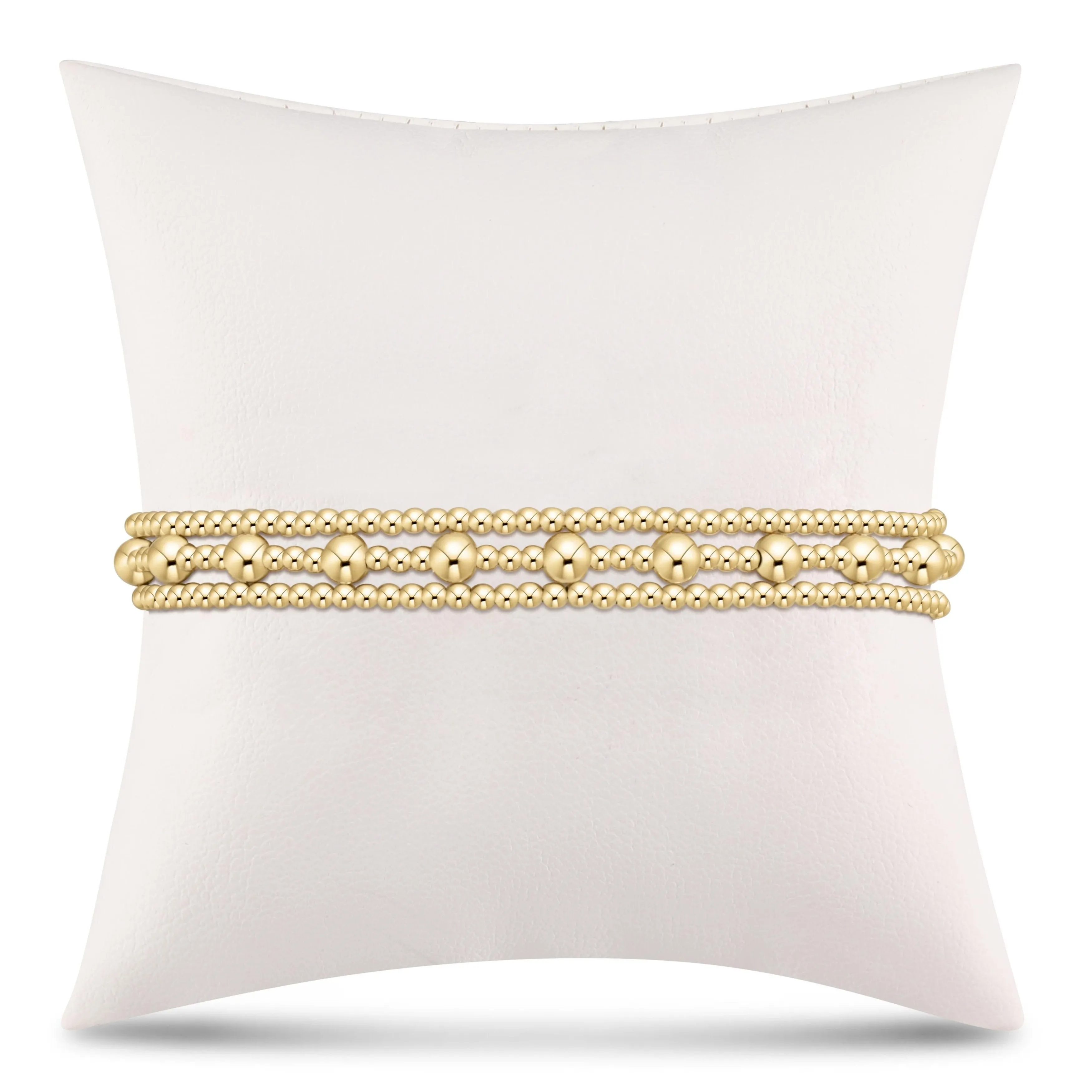 enewton Extends - simply classic sincerity stack - gold - stack of 3 sold by enewton