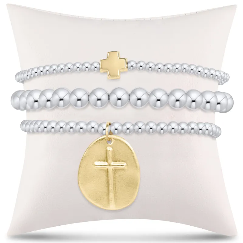 enewton Extends - e's luxe go-to gift stack - mixed metal sold by enewton