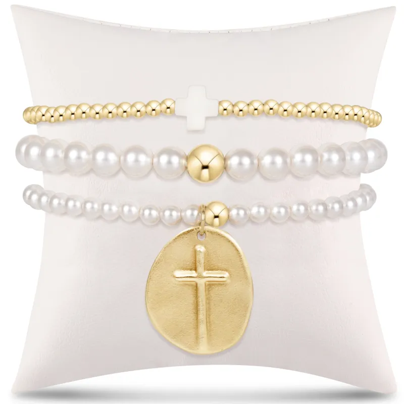 enewton Extends - e's luxe go-to gift stack - off-white sold by enewton