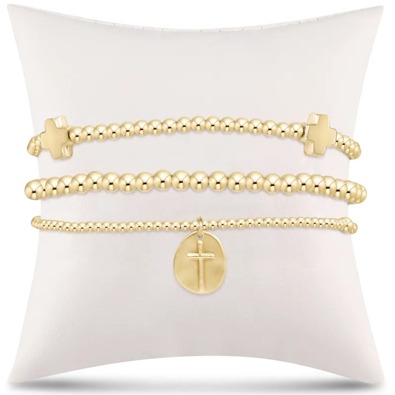 enewton Extends - e's go-to gift stack - gold small inspire sold by enewton