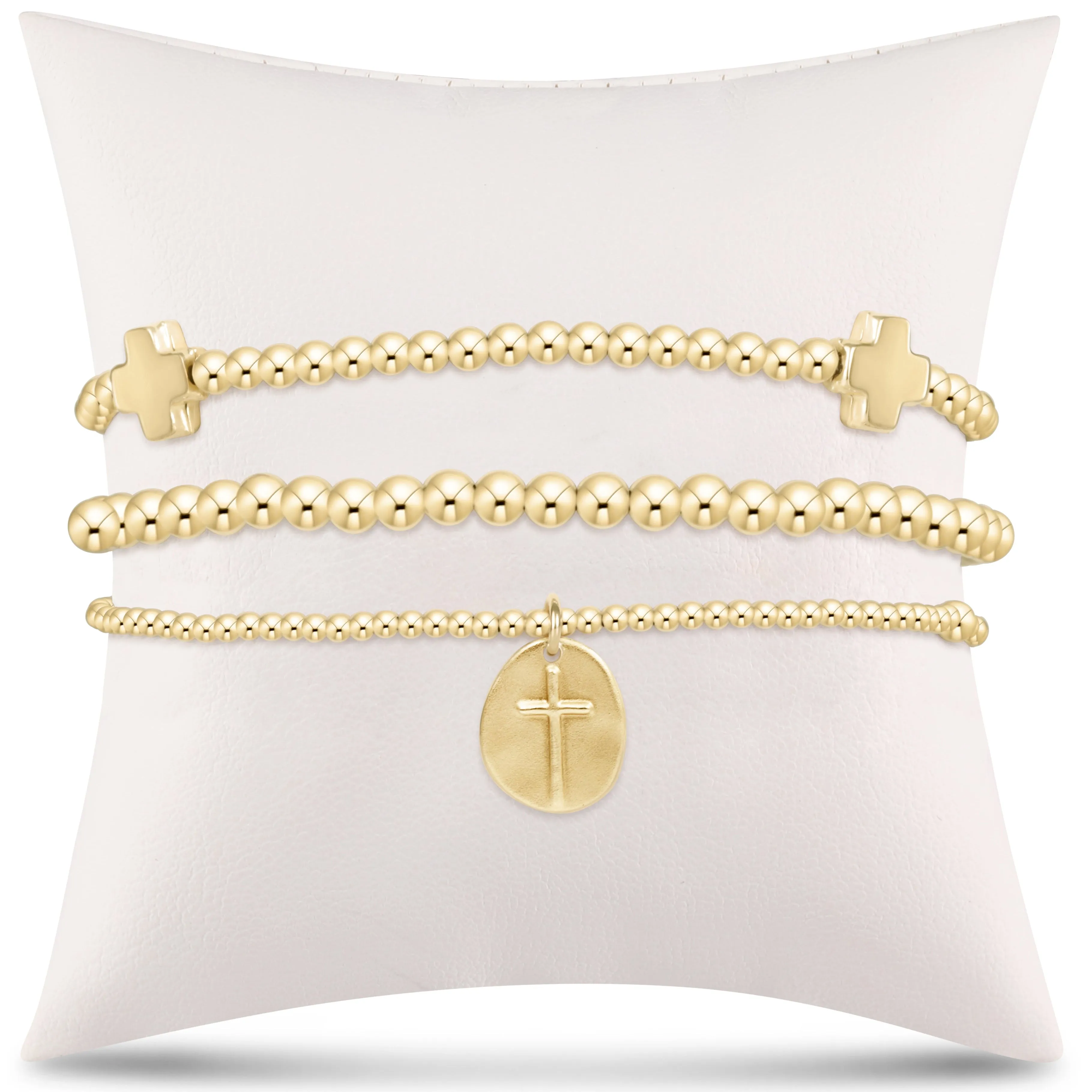 enewton Extends - e's go-to gift stack - gold small inspire sold by enewton