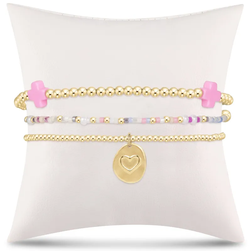 enewton Extends - e's go-to gift stack - bright pink small inspire love sold by enewton