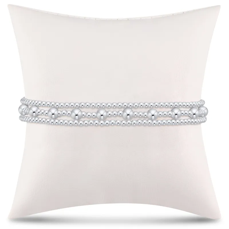 enewton Extends - simply classic sincerity stack - sterling - stack of 3 sold by enewton