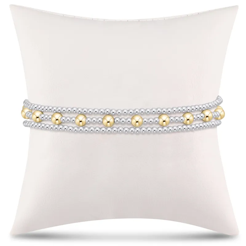 enewton Extends - simply classic sincerity stack - mixed metal - stack of 3 sold by enewton