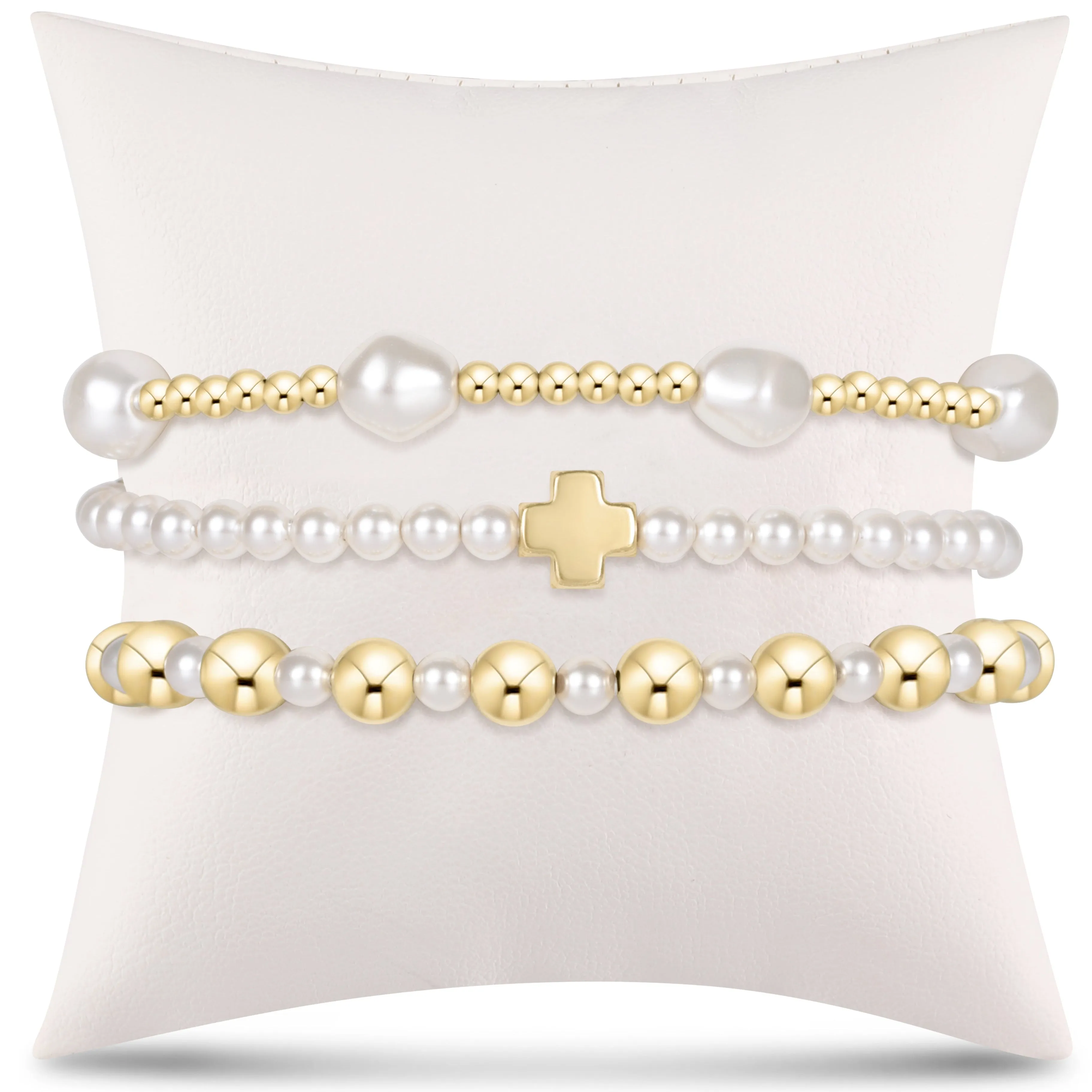 enewton Extends - not your grandma's pearls gift stack sold by enewton