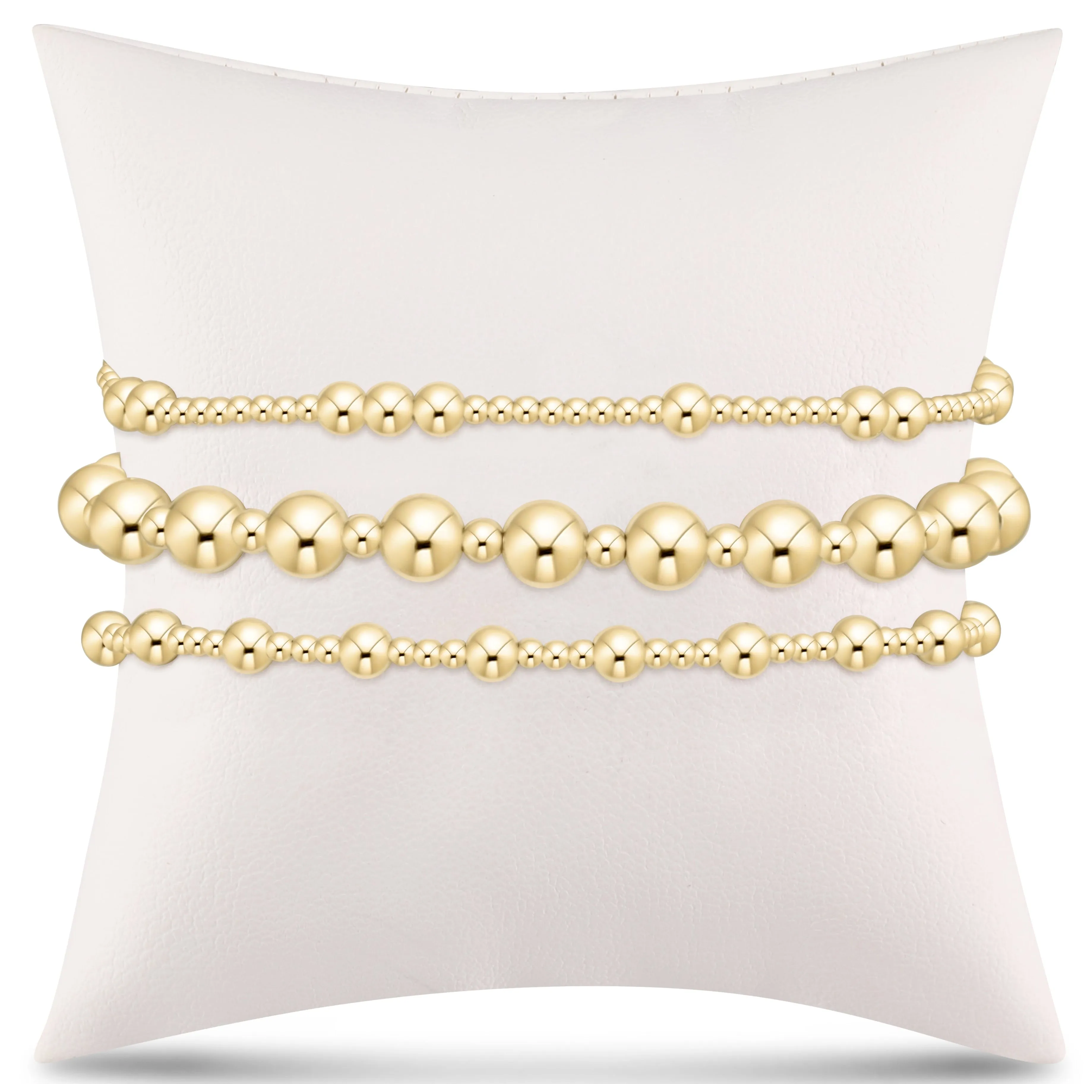 elevate the everyday gift stack - gold sold by enewton