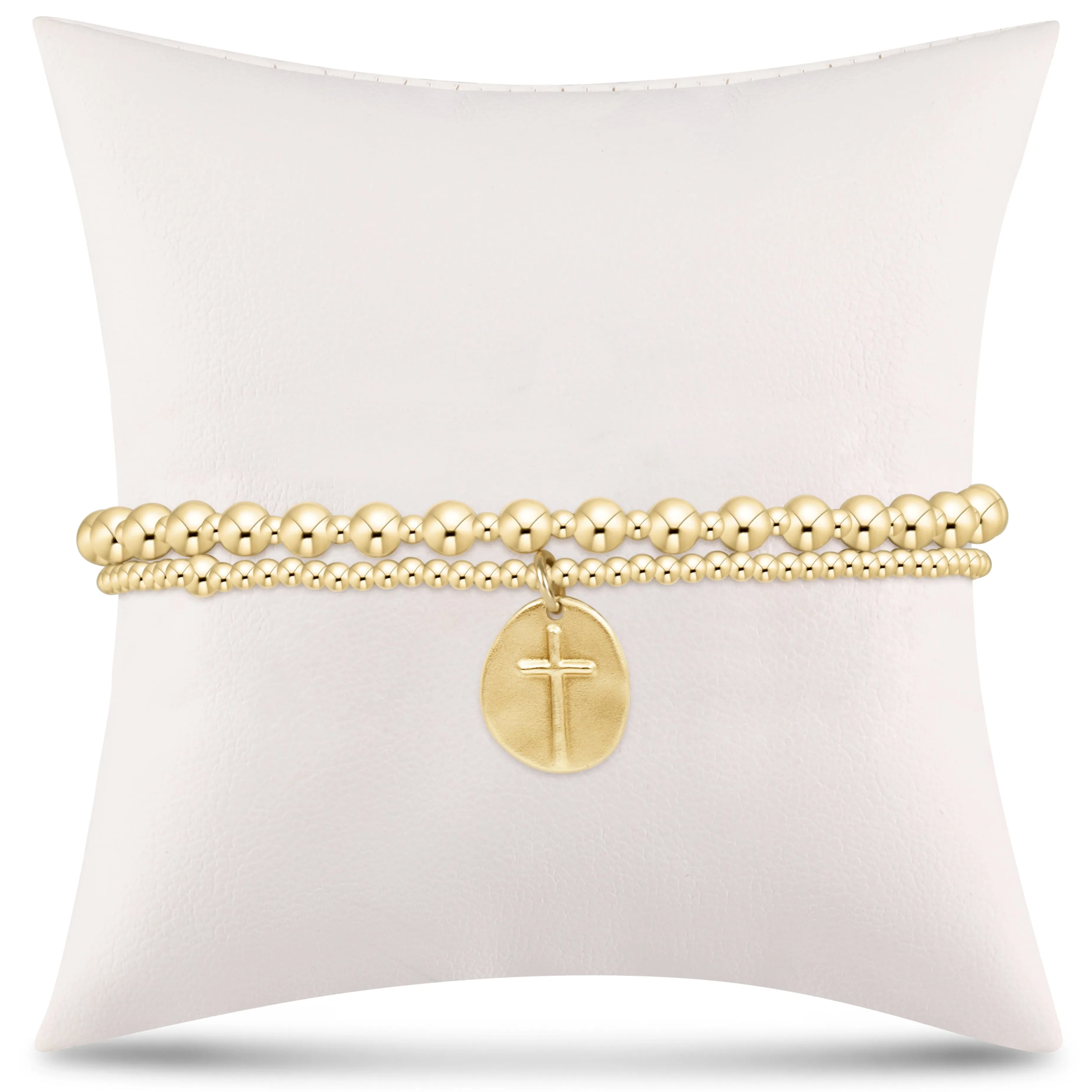 grateful for you gift stack - gold small inspire sold by enewton