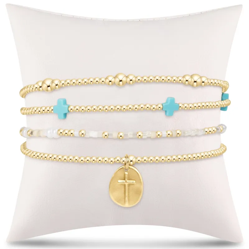 e's go-to gift stack - turquoise small inspire sold by enewton
