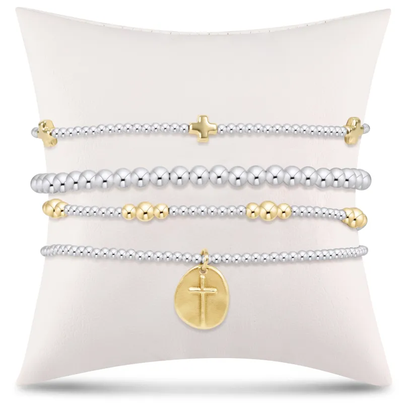 e's go-to gift stack - mixed metal small inspire sold by enewton