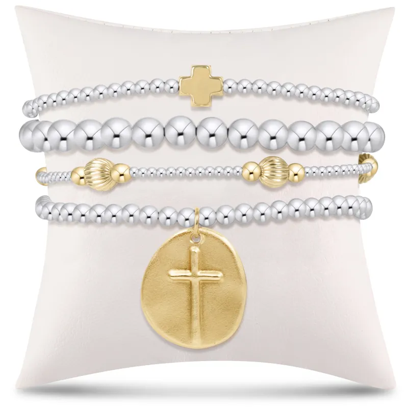 e's luxe go-to gift stack - mixed metal sold by enewton