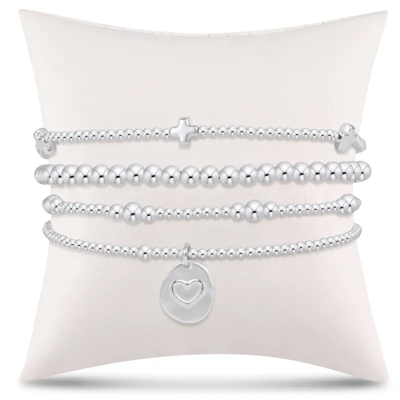e's go-to gift stack - sterling small inspire love sold by enewton