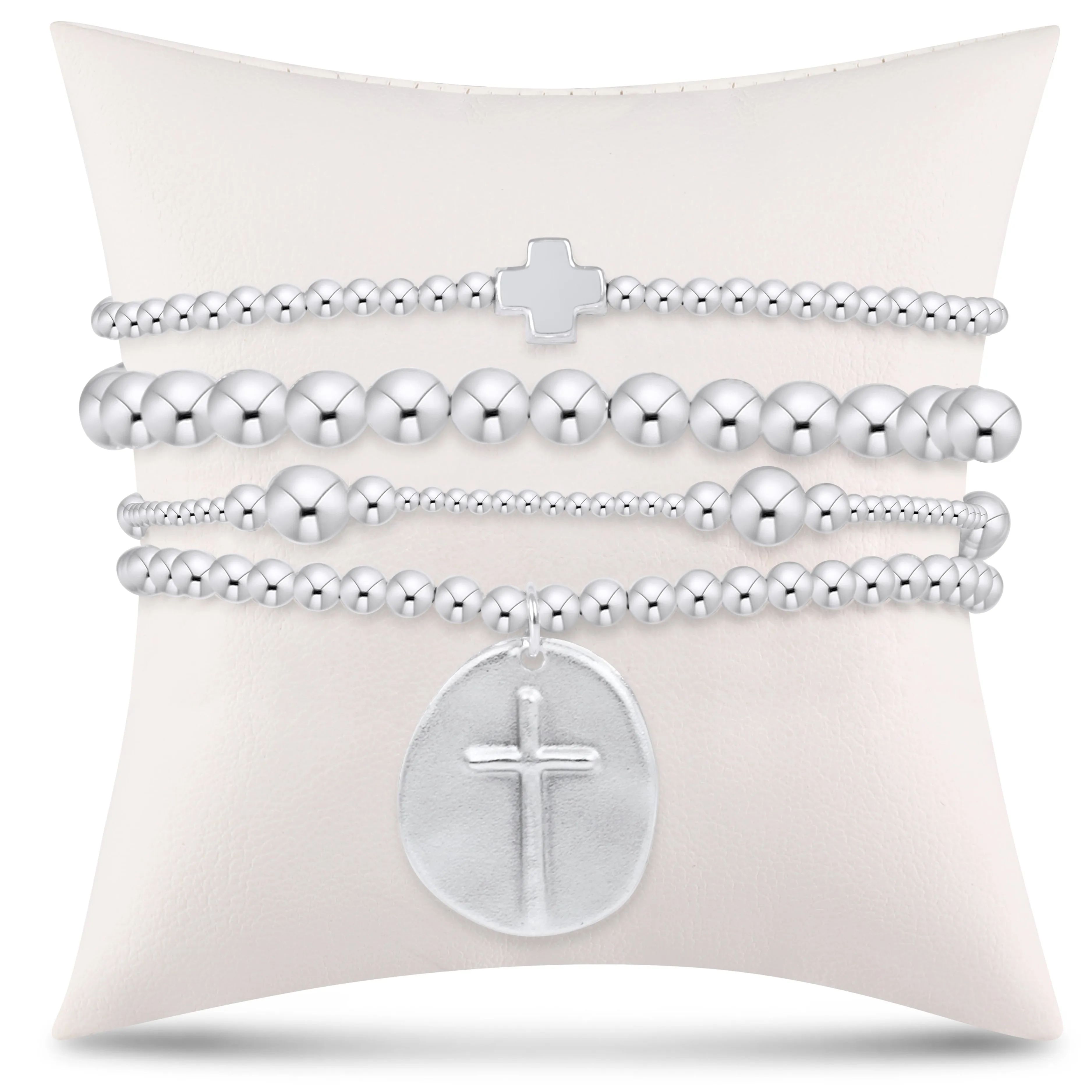 e's luxe go-to gift stack - sterling sold by enewton