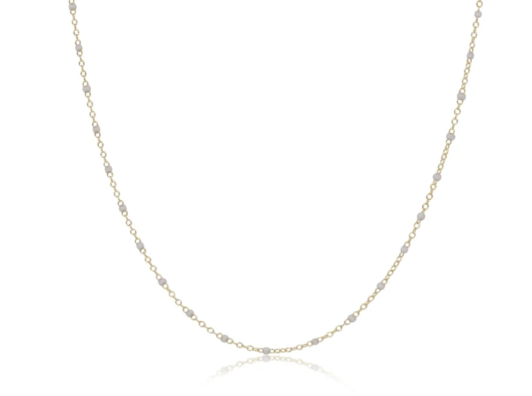 Choker Simplicity Chain Gold - 2mm Pearl sold by enewton