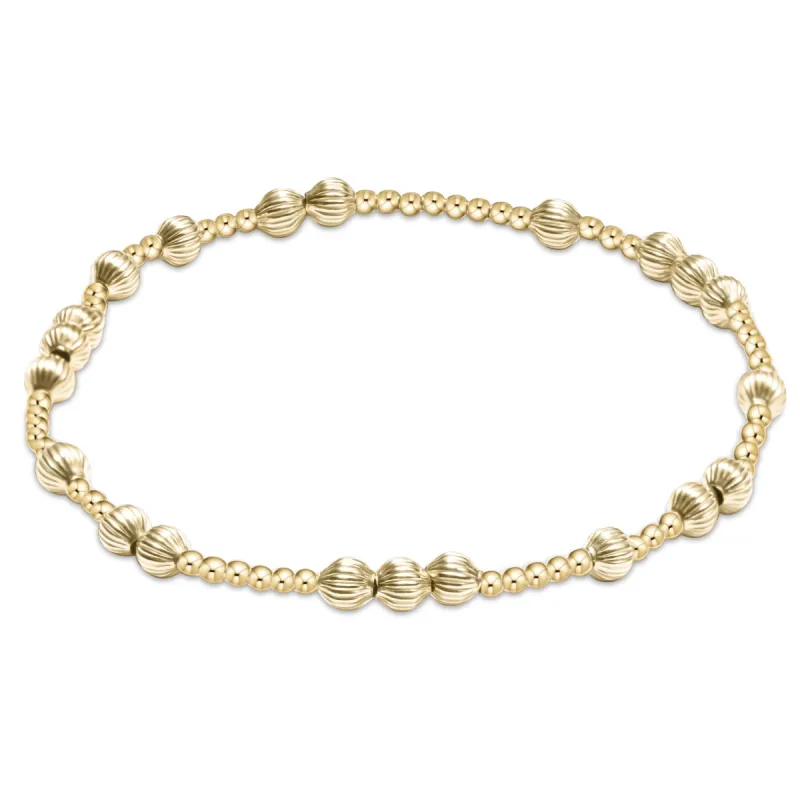 Hope Unwritten Dignity 4mm Bead Bracelet - Gold sold by enewton