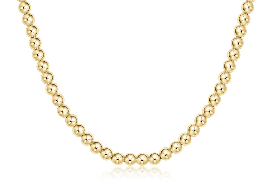 Choker Classic Gold 5mm Bead sold by enewton