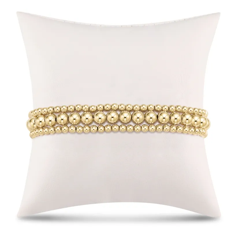 Simply Classic Gold Stack - 5mm sold by enewton
