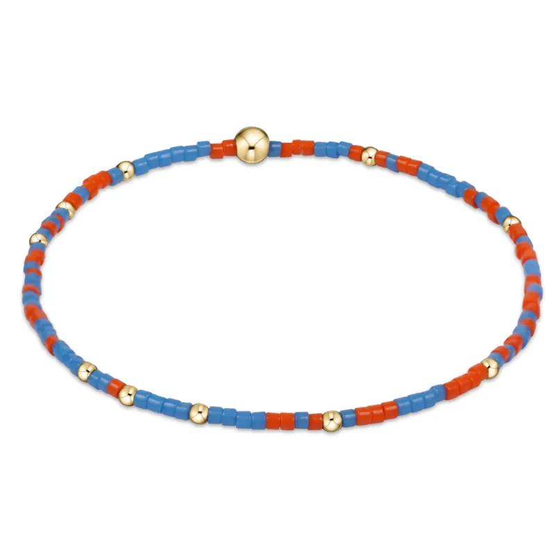 Gameday Hope Unwritten Bracelet - Bright Orange-Cobalt sold by enewton