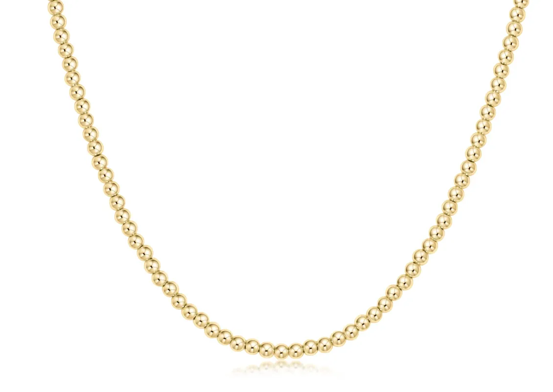 Choker Classic Gold 3mm Bead sold by enewton