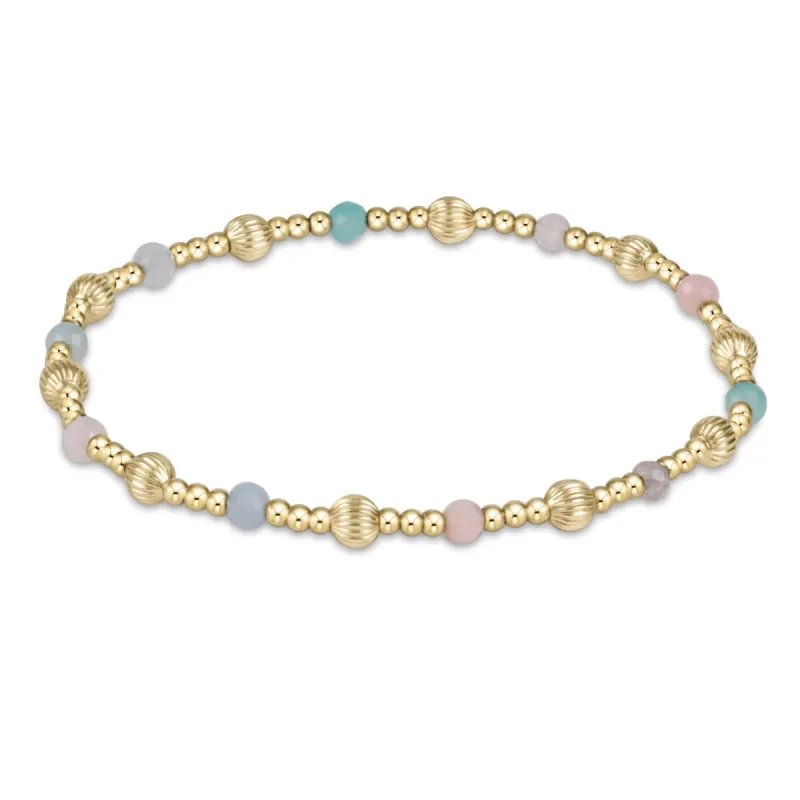 Dignity Sincerity Pattern 4mm Bead Bracelet - Hot Mess sold by enewton