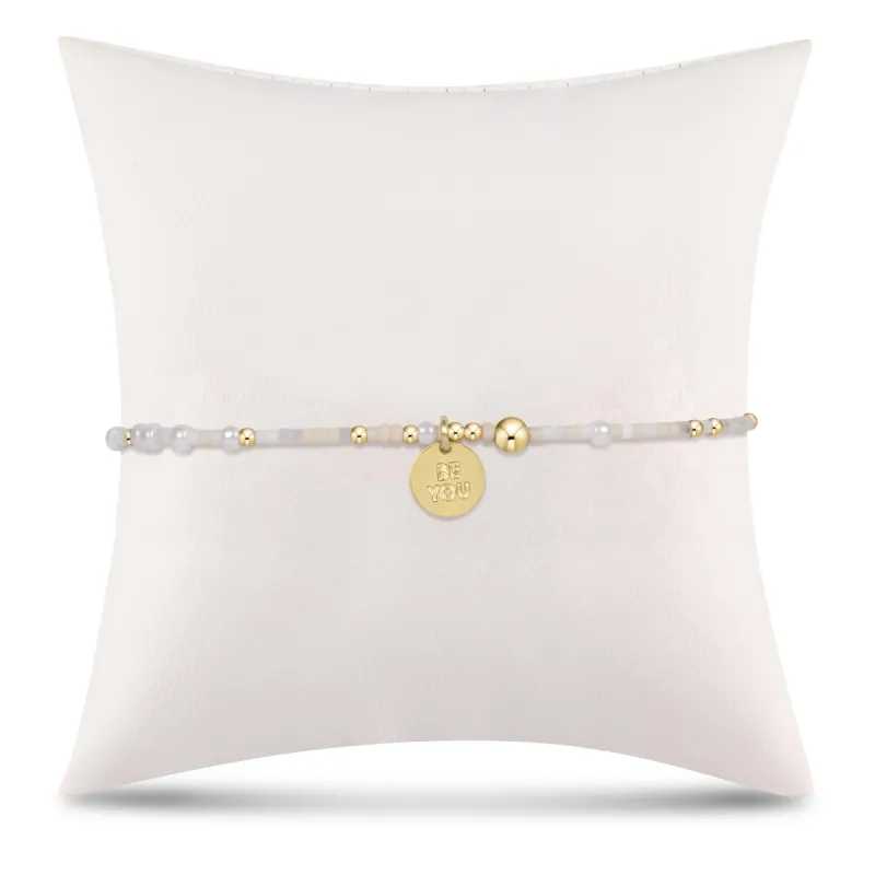 egirl Hope Unwritten Bracelet- Beauty and the Beach- be you. Small Gold Disc sold by enewton