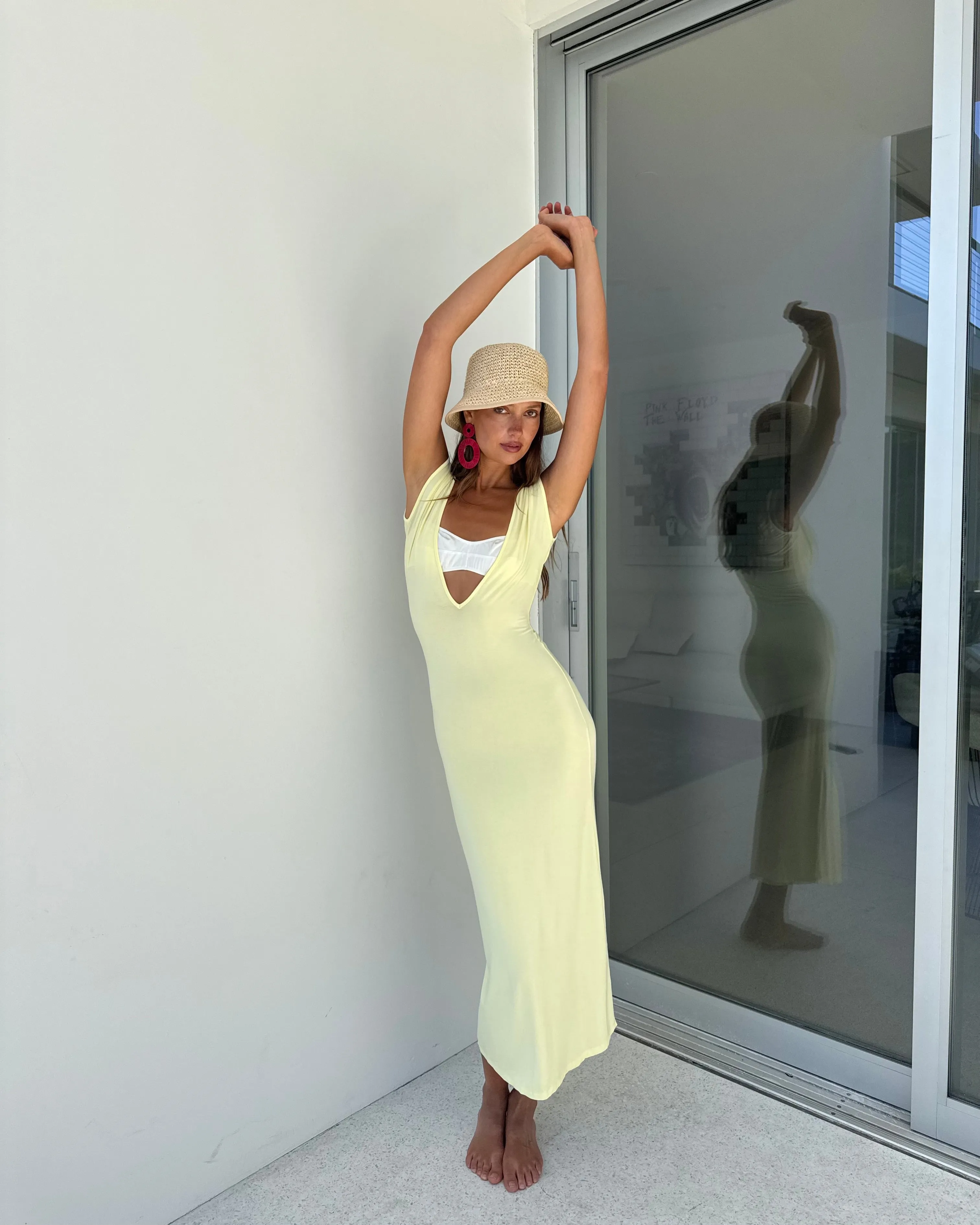 Tate Plunge Midi Dress sold by Artless Forever product image thumbnail 3