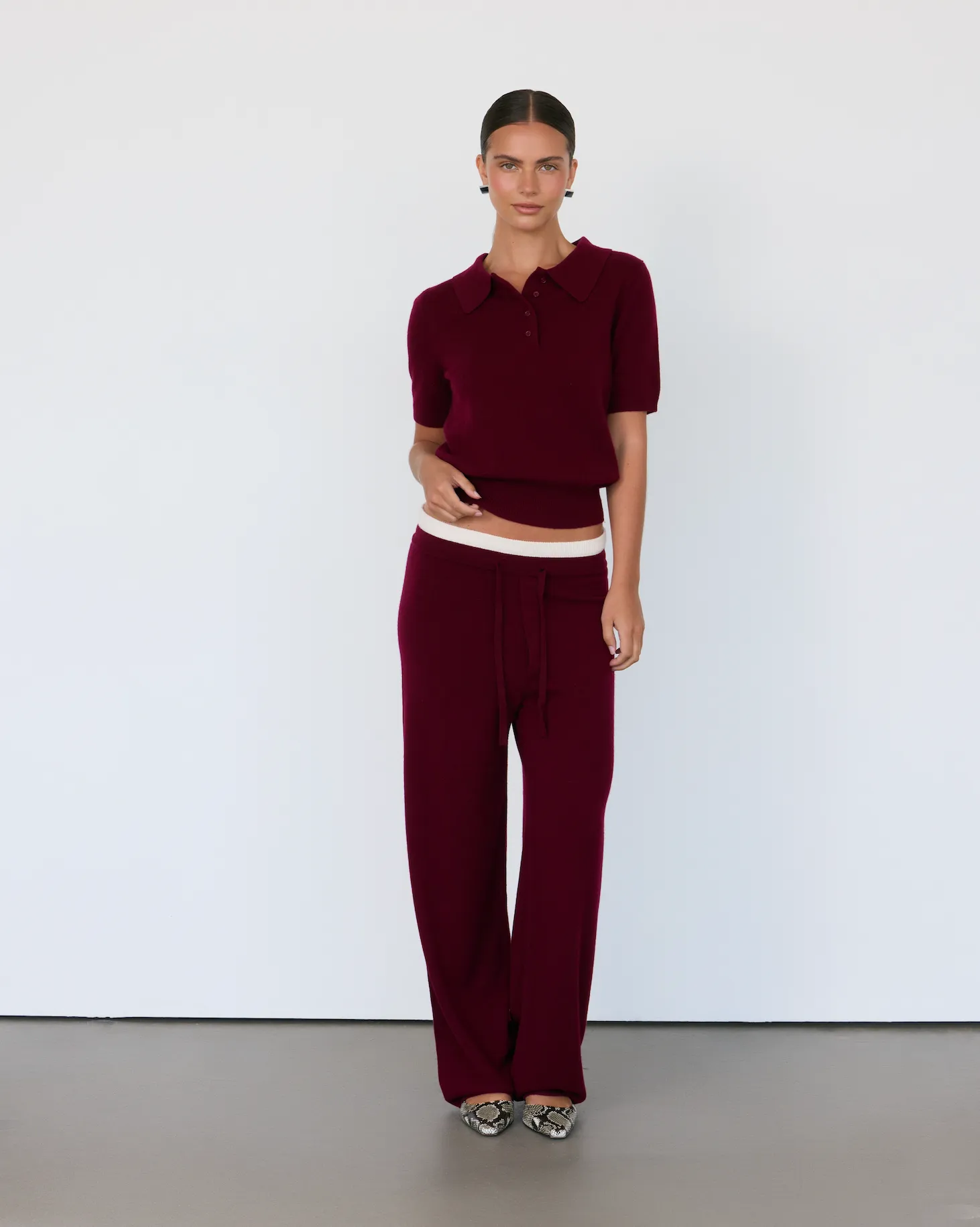 Tove Short Sleeve Cashmere Polo sold by Artless Forever product image thumbnail 2