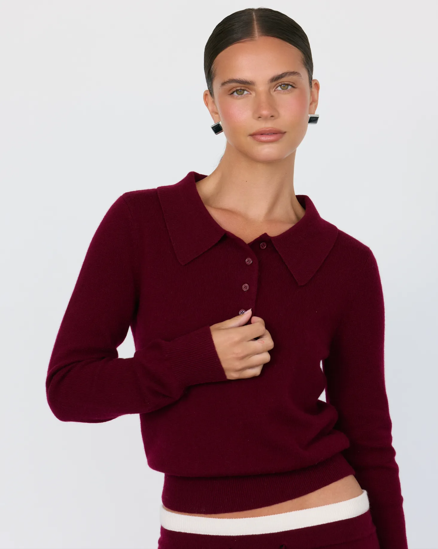 Tove Cashmere Polo sold by Artless Forever