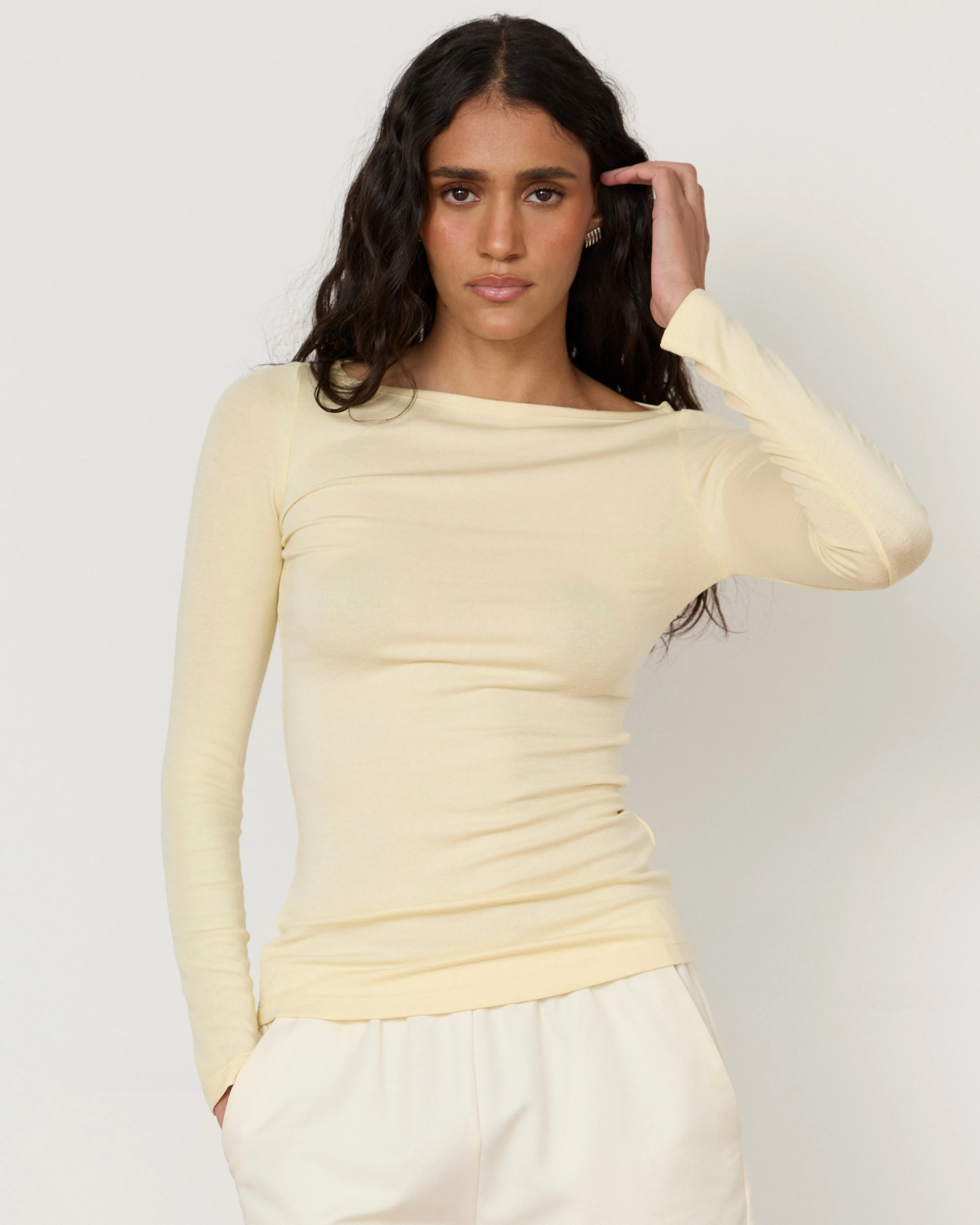 Lane Boatneck Top sold by Artless Forever product image thumbnail 4