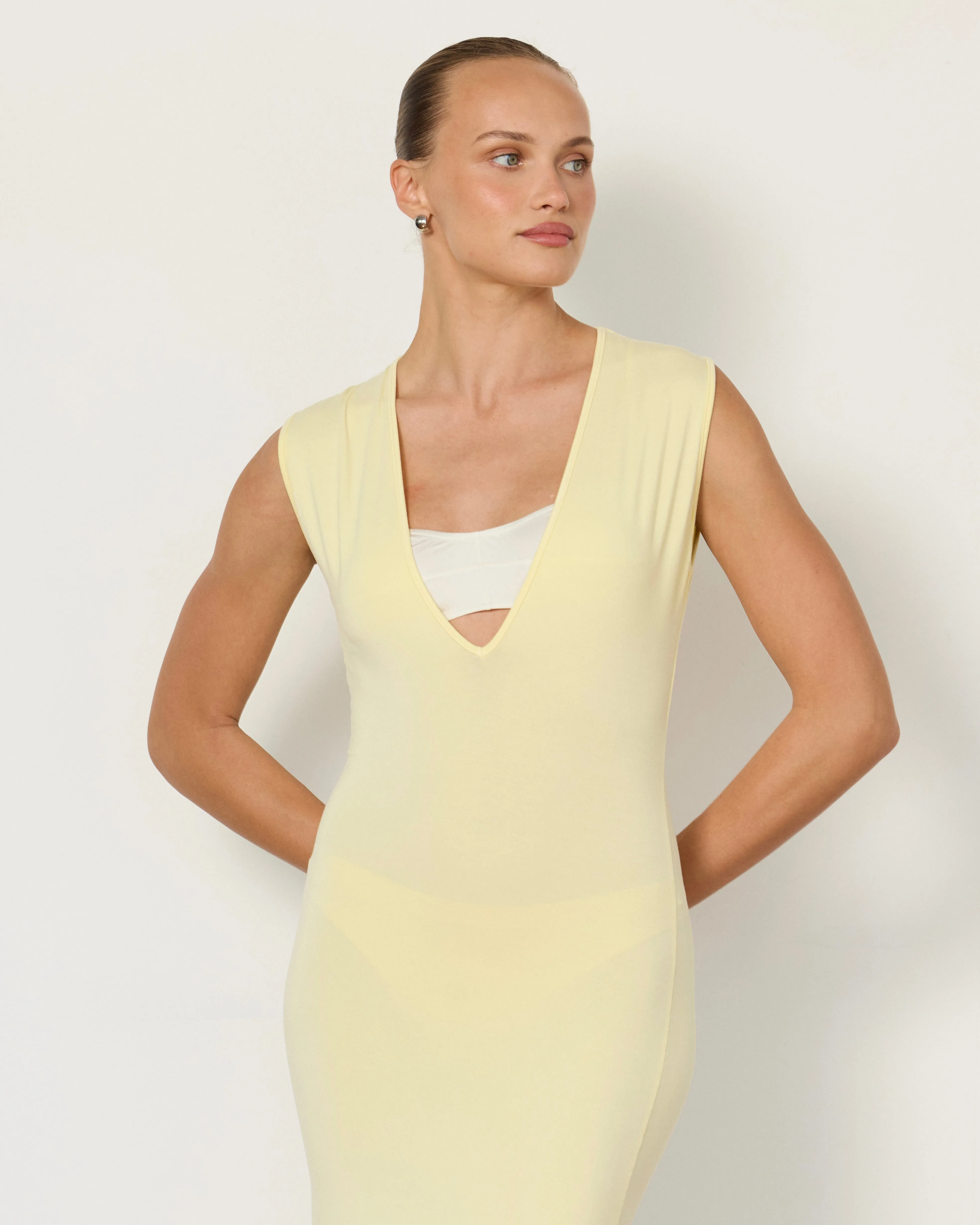 Tate Plunge Midi Dress sold by Artless Forever product image thumbnail 2
