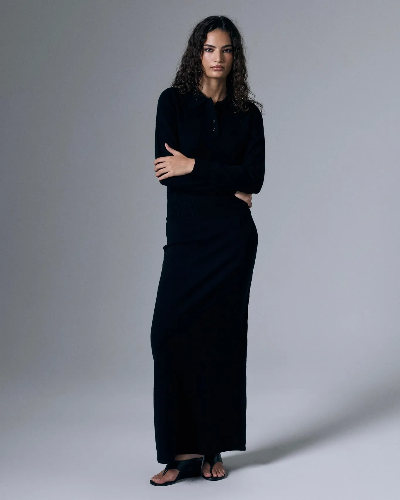 Tove Cashmere Polo sold by Artless Forever
