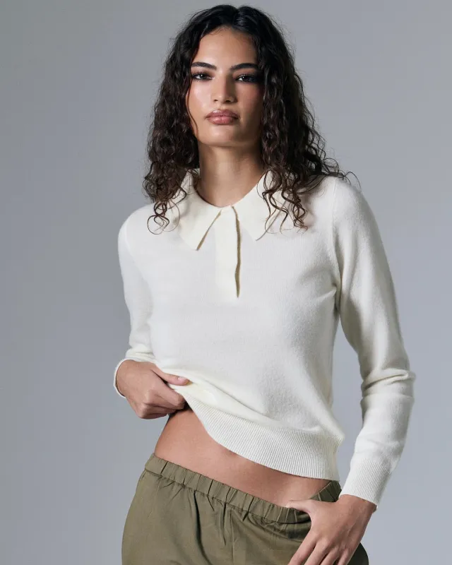 Tove Cashmere Polo made by Artless Forever