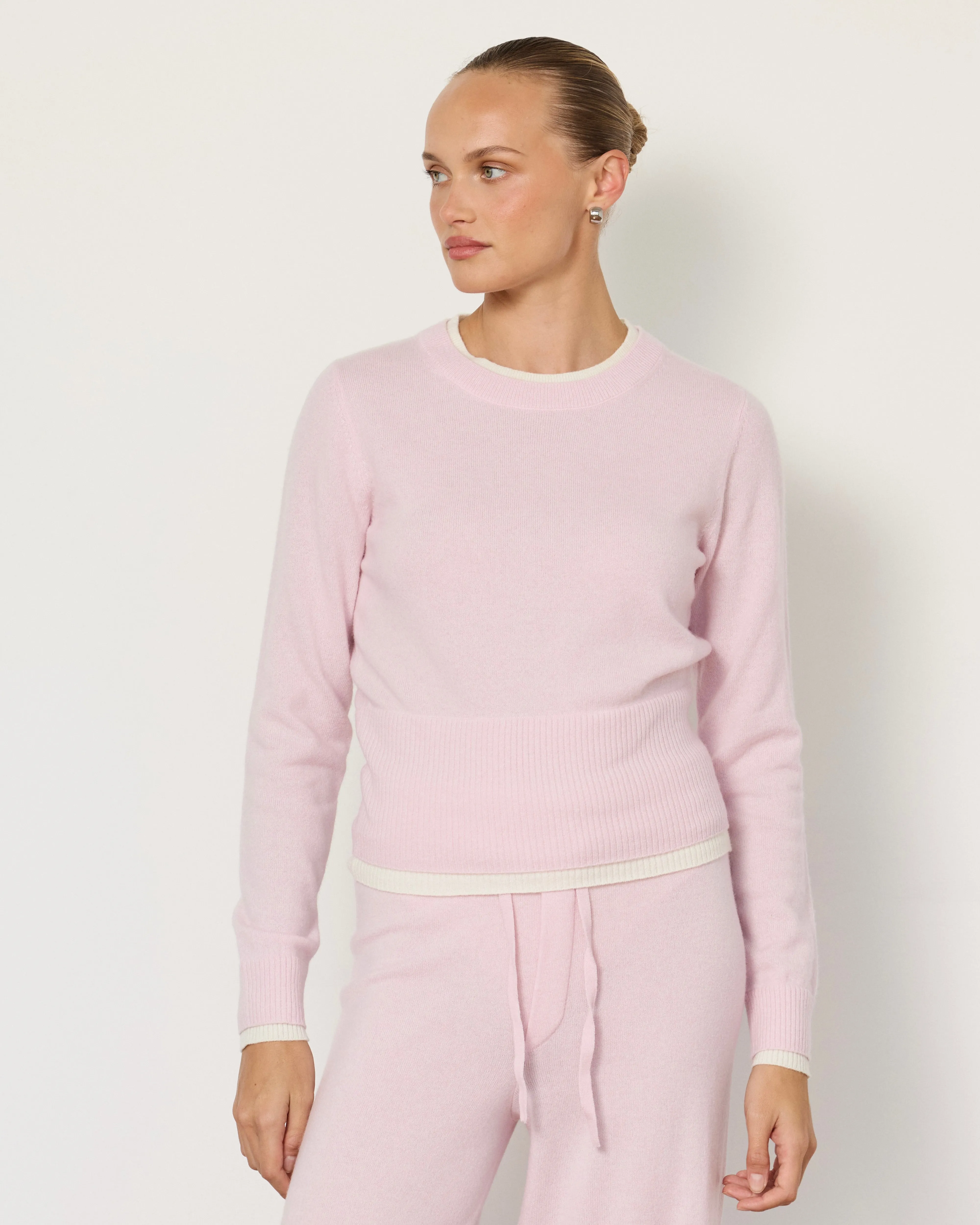Tove Layered Cashmere Crewneck sold by Artless Forever product image thumbnail 5