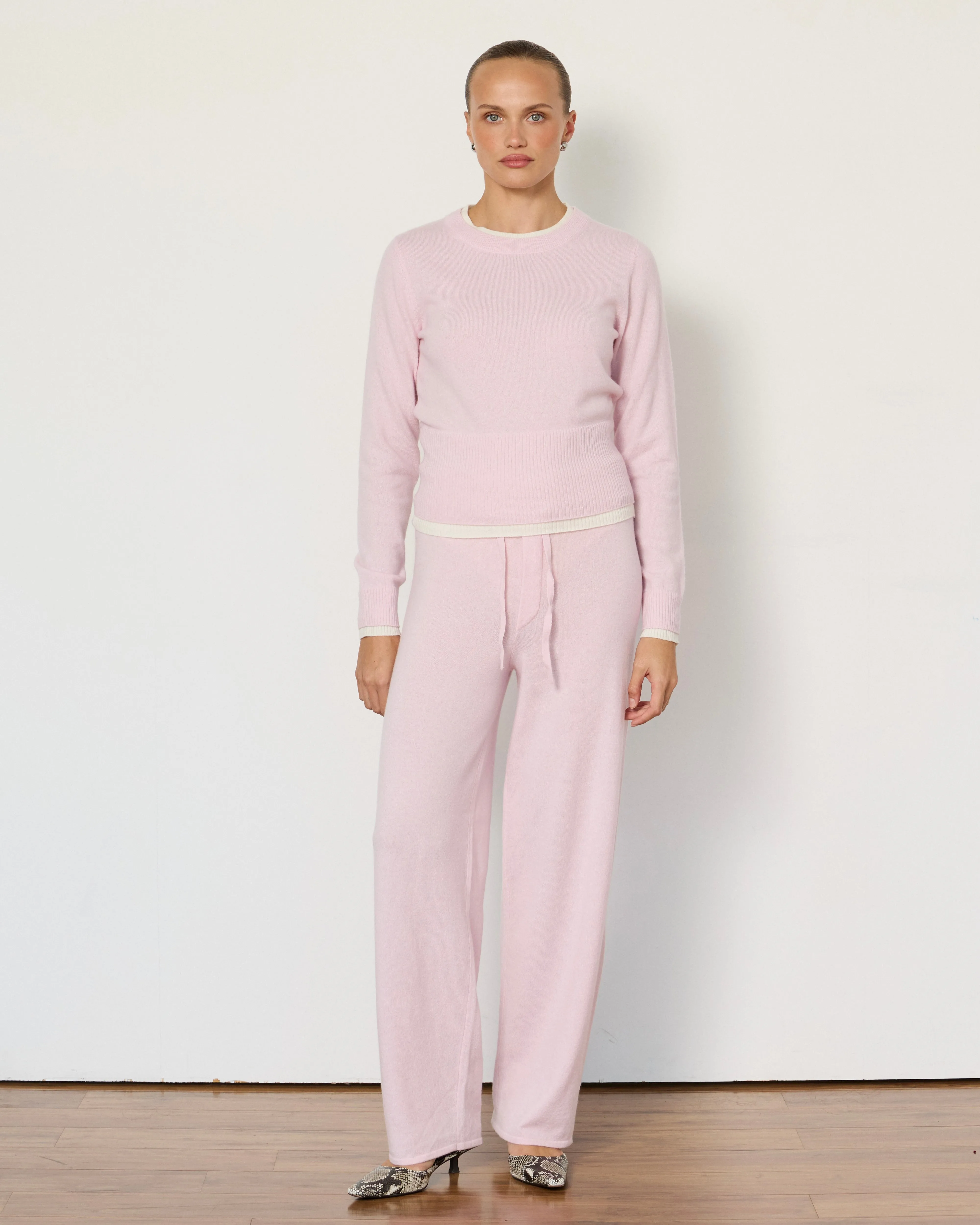 Tove Layered Cashmere Crewneck sold by Artless Forever