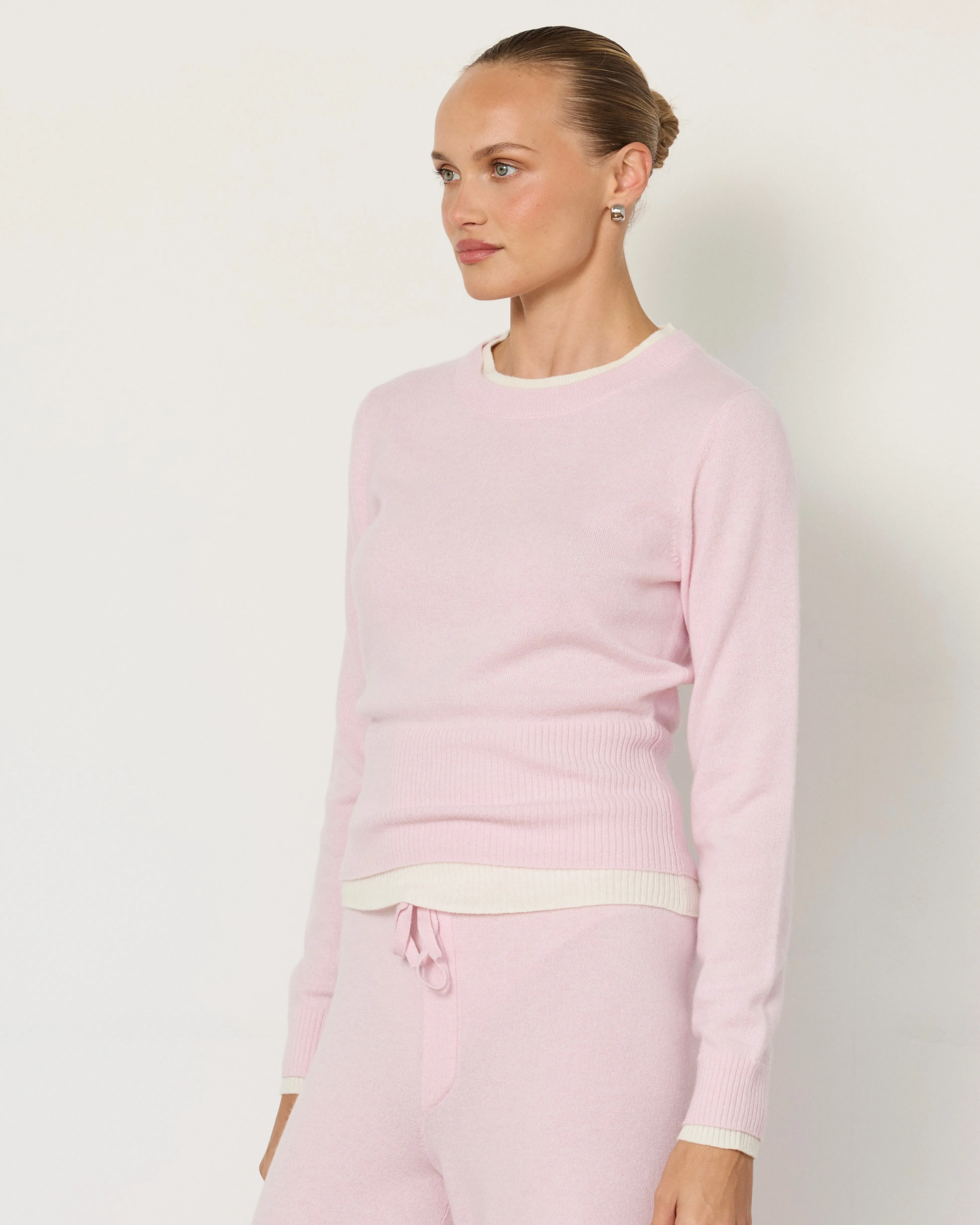 Tove Layered Cashmere Crewneck sold by Artless Forever product image thumbnail 4